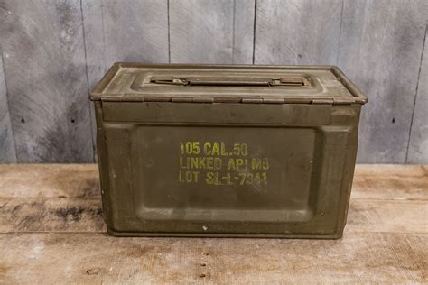 vintage metal ammo box|vintage ammo box price guide.